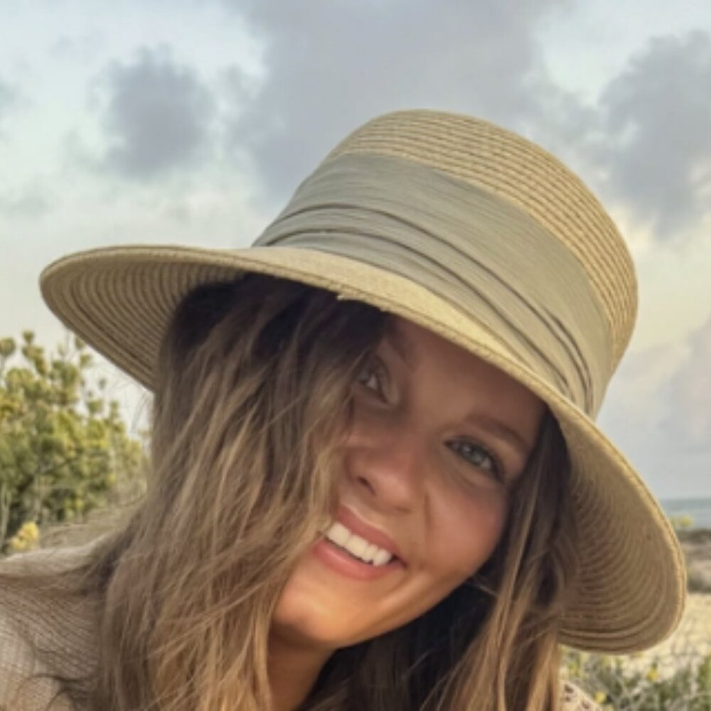 Gauze Trim Band Cloche C.C Sun Hat